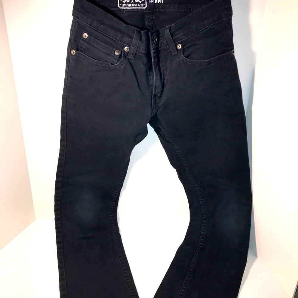Levi Strauss signature black youth 10 regular